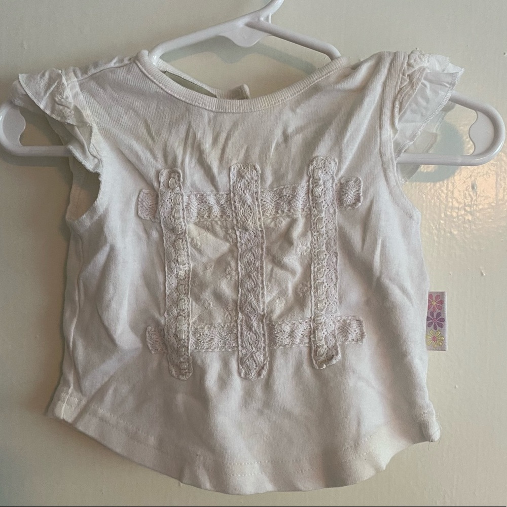 Faded Glory White Baby Shirt